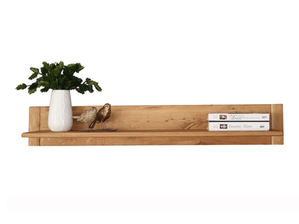 Półka wisząca ALAMOS 163 cm z litego drewna – packshot
