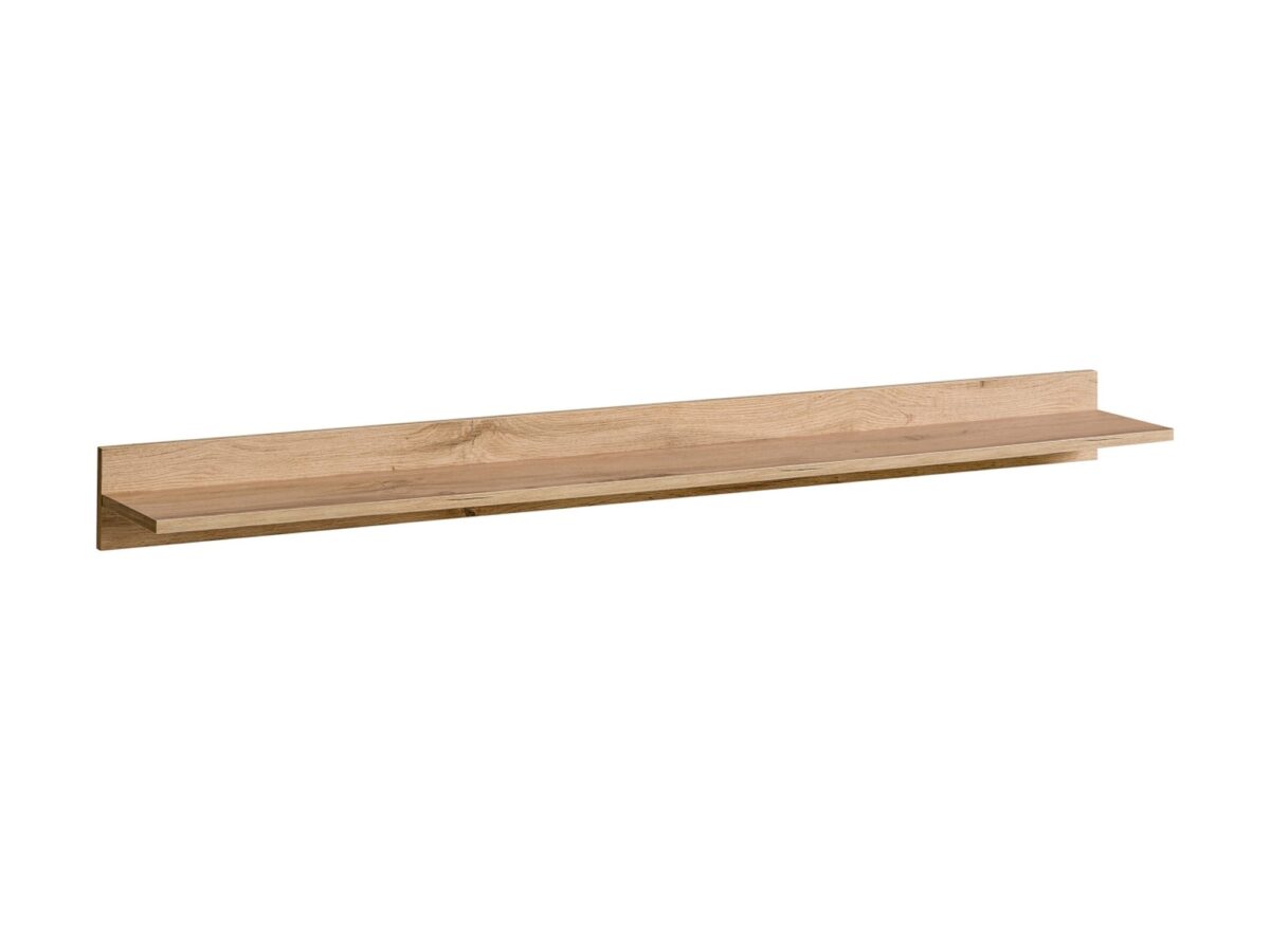 Półka wisząca prosta Thalero 150 cm dąb Wotan