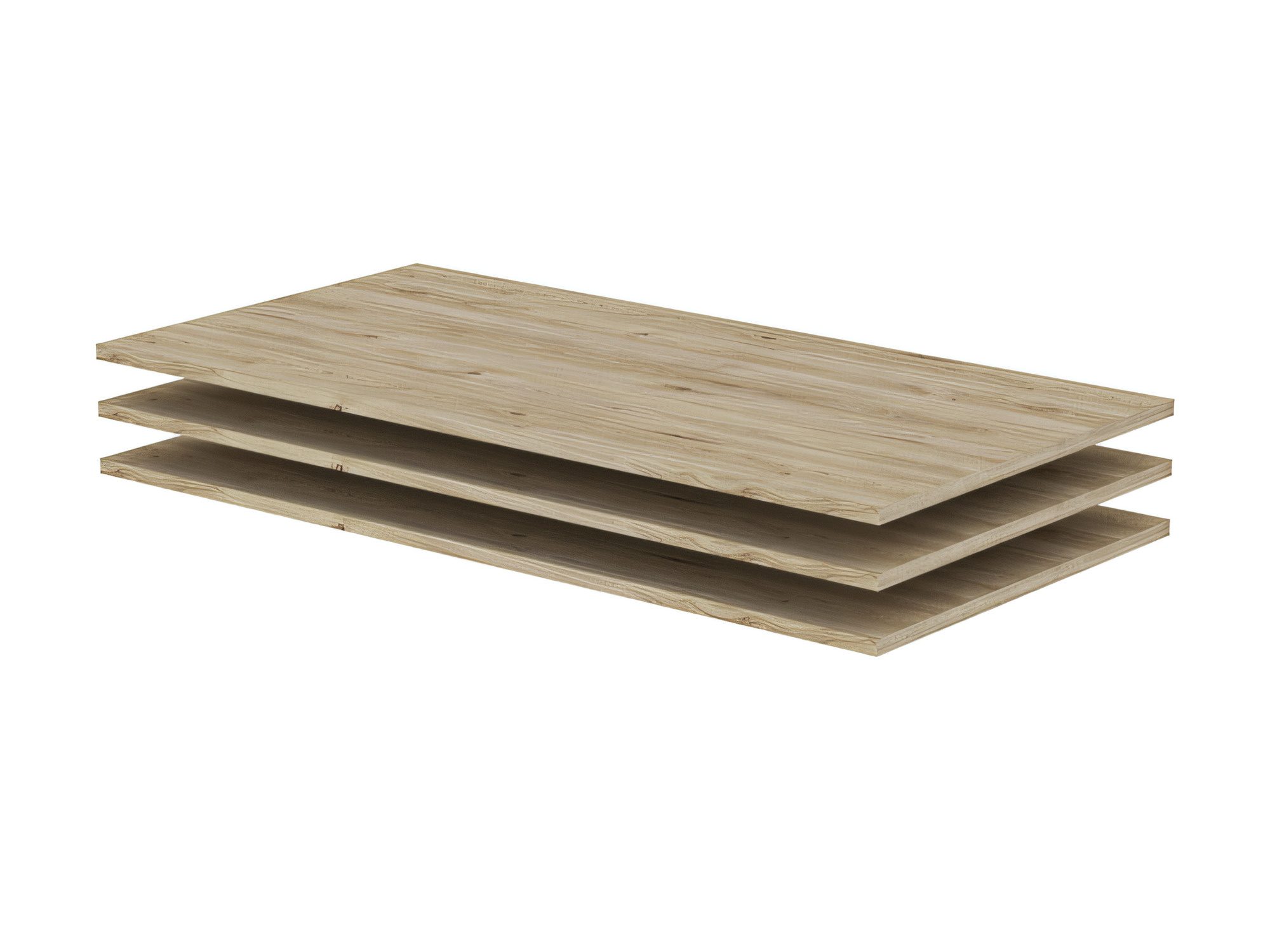 Zestaw 3 półek Breviano do szafy 200 cm Hickory Jackson