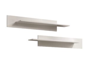 Miniaturka 4 - Białe półki wiszące minimalistyczne