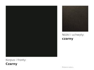 Miniaturka 5 - Próbnik koloru: korpus czarny, nóżki i uchwyty czarny