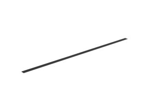 Miniaturka 3 - Czarna prosta przesłona do szyny magnetycznej 20 mm o długości 200 cm