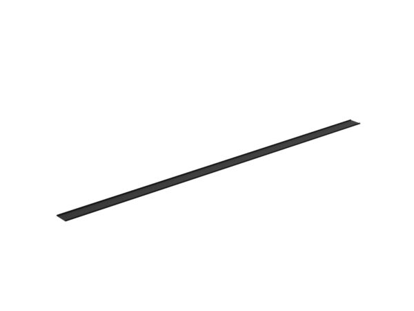 Przesłona prosta do szyny magnetycznej 20 mm czarna 150 cm – cały element