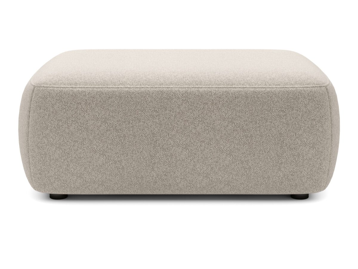 Pufa tapicerowana Bouletto 100 × 68 cm w tkaninie do wyboru