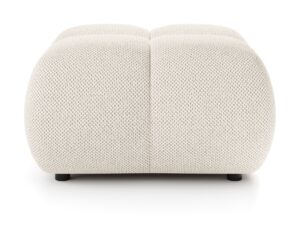 Miniaturka 5 - Pufa Harvio 72 cm – tapicerowana bryła z przodu na białym tle