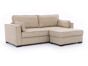 Miniaturka 1 - Sofa i pufa Volmaro jako narożnik z leżanką