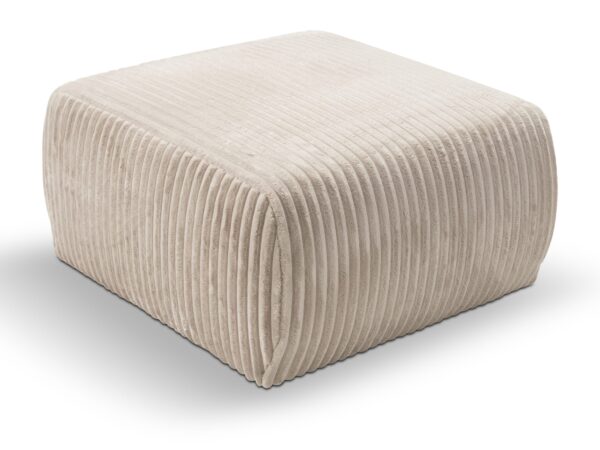 Pufa Sandrino 82 cm — widok z boku na białym tle