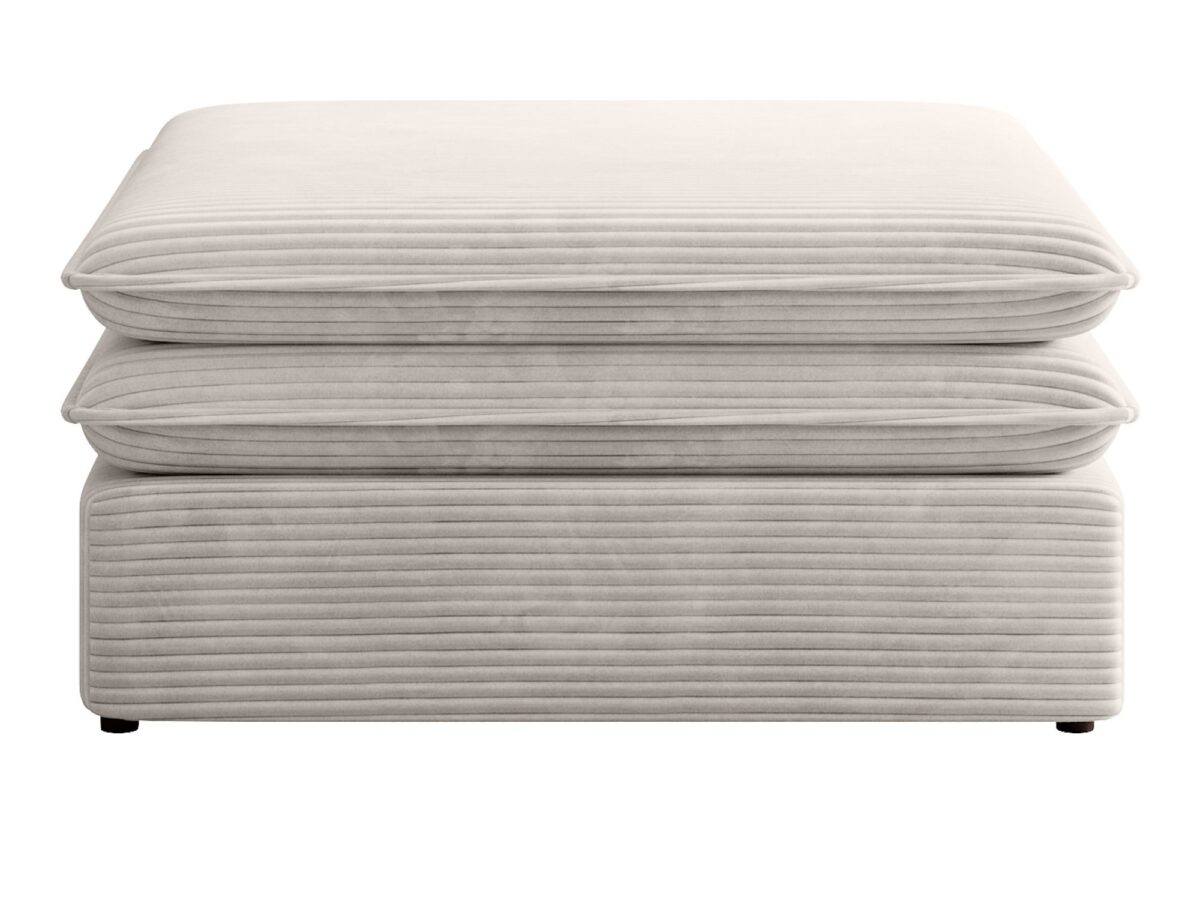 Pufa tapicerowana Tiliano 85 × 85 cm w tapicerce do wyboru