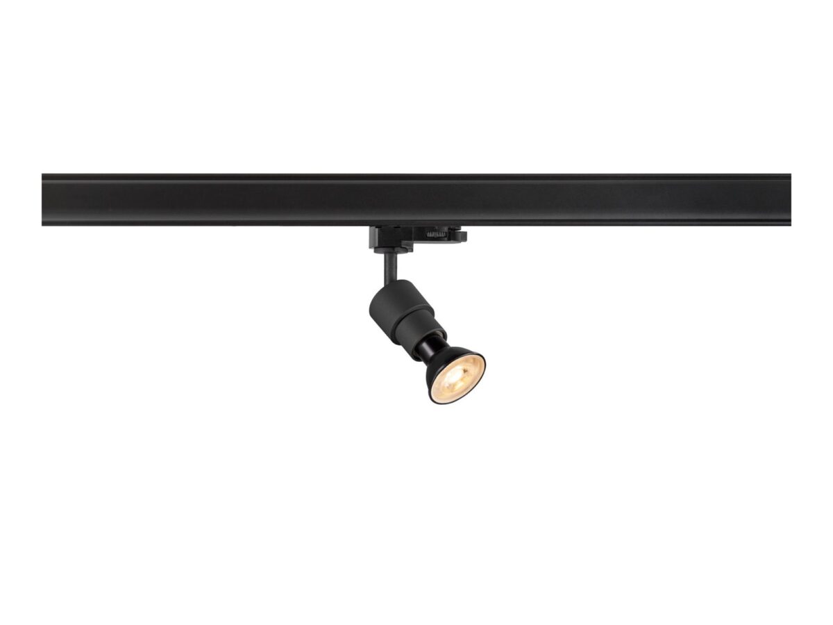 Reflektor szynowy Puri 2.0 Basic GU10 3-fazowy czarny 8,1 cm