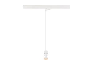 Miniaturka 1 - Puri 2.0 Basic biała lampa wisząca GU10 do szyny trójfazowej – światło