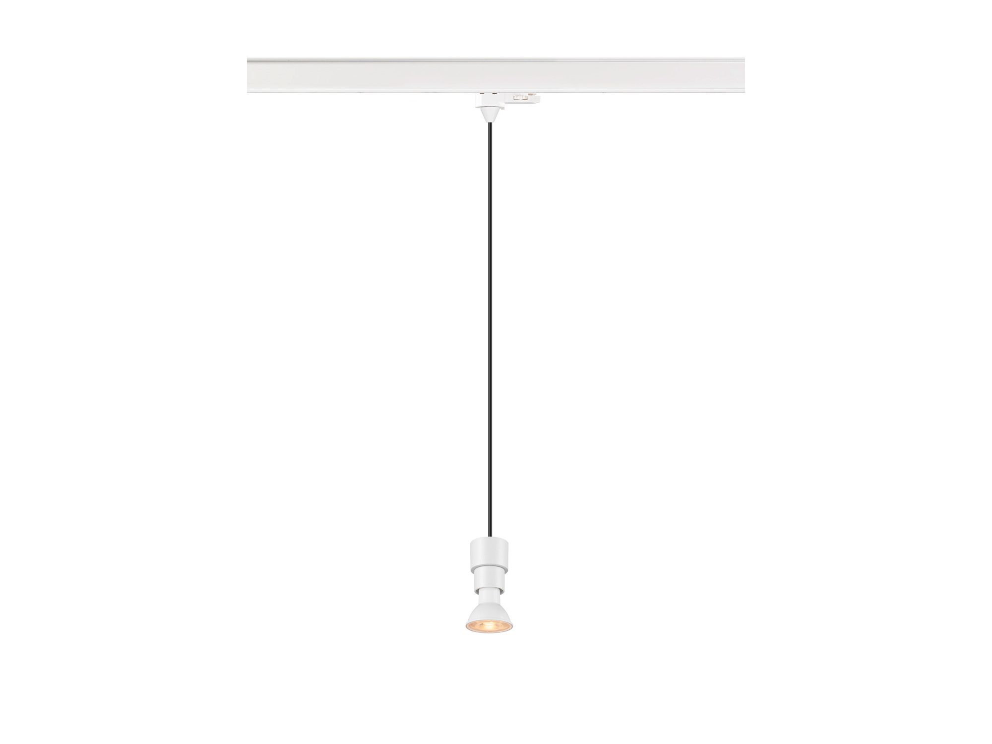 Puri 2.0 Basic biała lampa wisząca GU10 do szyny trójfazowej – światło