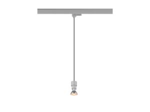 Miniaturka 2 - Puri 2.0 Basic szara lampa wisząca GU10 do szyny trójfazowej – światło