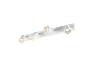 Miniaturka 5 - Biała poczwórna lampa Puri CW, widok detali oprawy