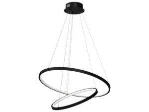 Miniaturka 6 - Lampa wisząca LED Raladano 51 W z dwoma pierścieniami