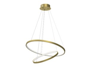 Miniaturka 1 - Lampa wisząca LED Raladano 51 W z dwoma pierścieniami – zdjęcie 2