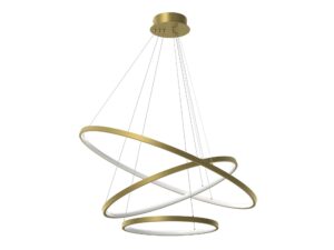 Miniaturka 1 - Lampa wisząca LED Raladano 93 W z trzema pierścieniami – zdjęcie 2