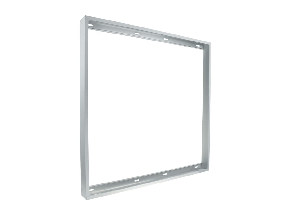 Ramka aluminiowa natynkowa do panelu LED 60 × 60 cm biała