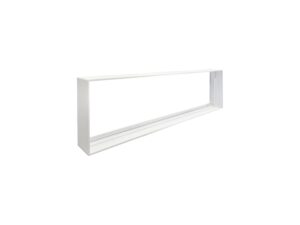 Miniaturka 4 - Biała aluminiowa ramka natynkowa do panelu LED 120 × 30 cm, pełny widok