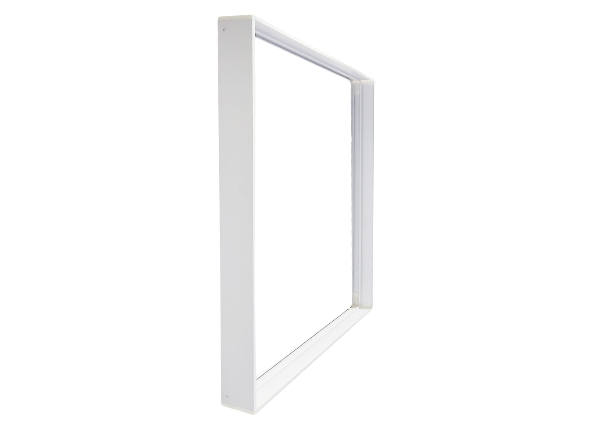 Biała ramka natynkowa do panelu LED Backlit 60x60 cm