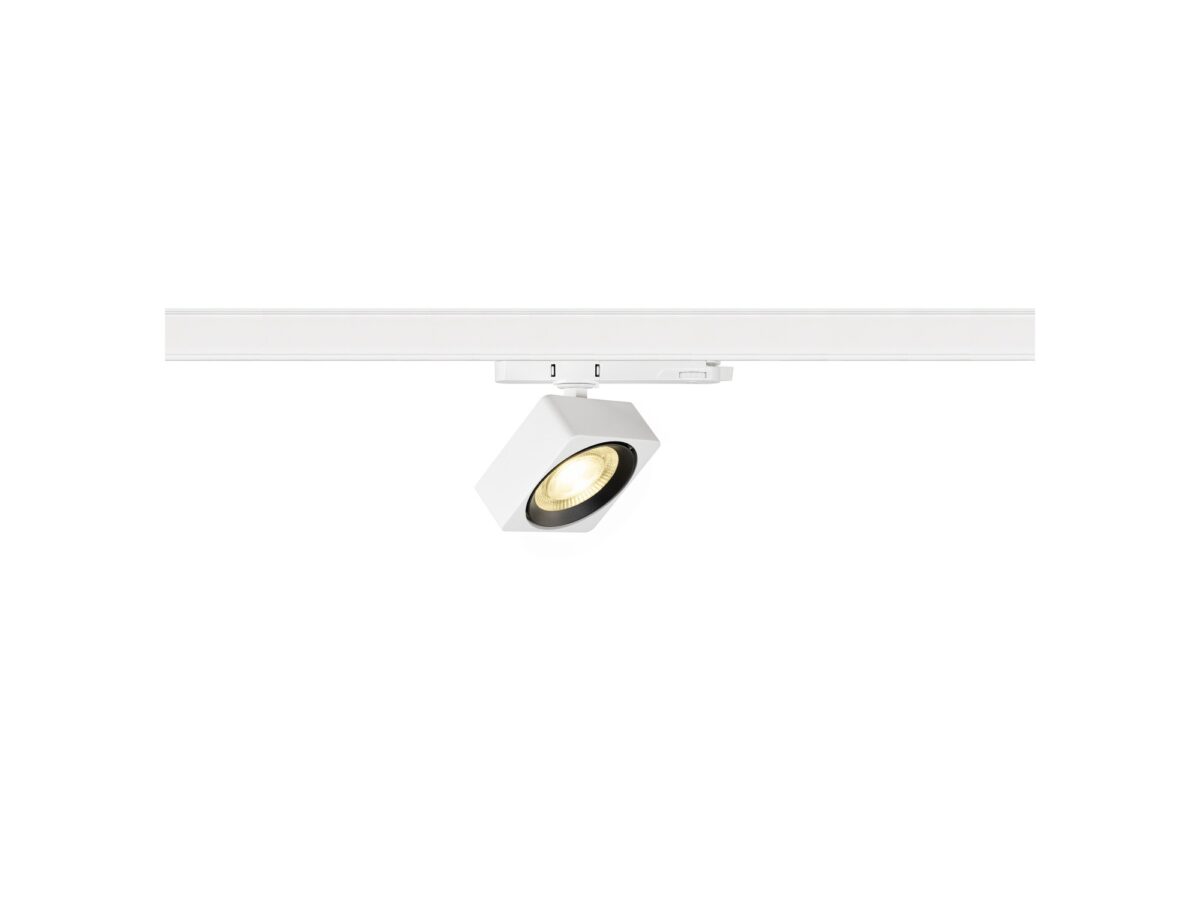Reflektor szynowy Euro Cube 2 M LED 14 W 15,8–19,8 cm czarny i biało-czarny