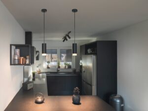 Miniaturka 2 - Reflektor Helia 50 LED czarny, dodatkowe ujęcie aluminiowej obudowy