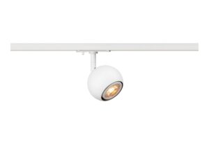 Miniaturka 1 - Biały reflektor Light Eye 90 GU10 do szyny jednofazowej