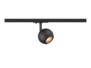 Miniaturka 8 - Czarny reflektor Light Eye 90 GU10 do szyny jednofazowej