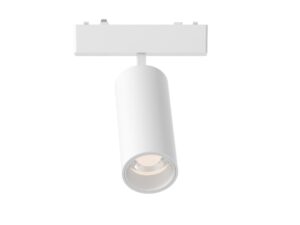 Miniaturka 1 - Biały reflektor LED do szyny magnetycznej 9 W w pełnym ujęciu na białym tle