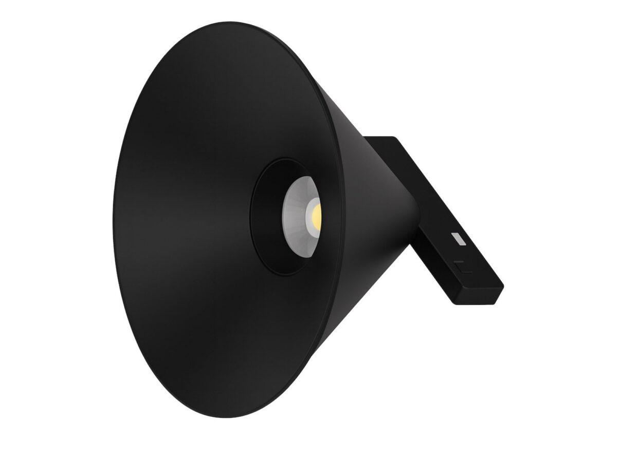 Reflektor magnetyczny stożkowy LED 7 W CCT 10 cm czarny