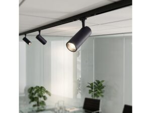 Miniaturka 4 - Cylindryczne czarne reflektory magnetyczne LED w aranżacji biura
