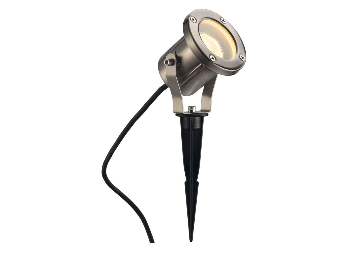 Reflektor ogrodowy Nautilus Spike GU10 IP55 stal nierdzewna