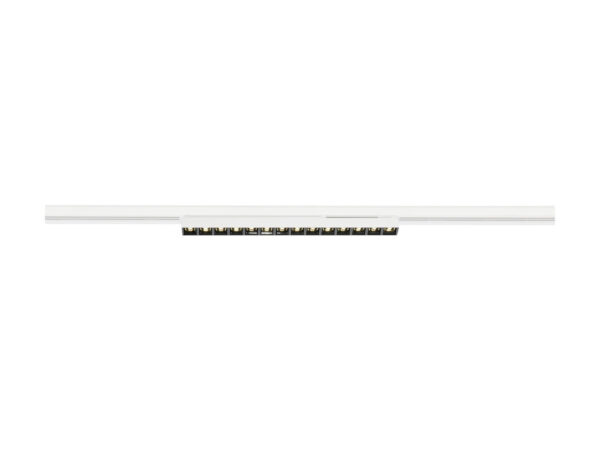 Biało-czarny reflektor szynowy Sight Evo 18 W 57 cm na białej szynie