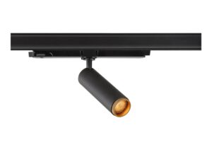 Miniaturka 1 - Czarno-złoty reflektor szynowy Grip! M LED 2700 K, widok produktu