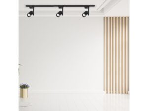 Miniaturka 6 - Czarne reflektory szynowe LED 10 W nad strefą wypoczynku
