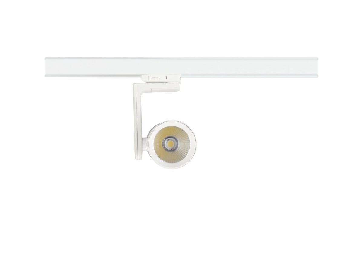 Reflektor szynowy LED 30 W 3000/4000 K 21 cm trzyobwodowy biały/czarny