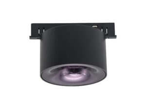 Miniaturka 6 - Reflektor szynowy magnetyczny LED 7 W czarny – widok z soczewką