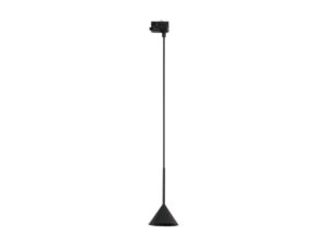Miniaturka 2 - Lampa szynowa Tracer Cono Mini trójobwodowa czarna na białym tle