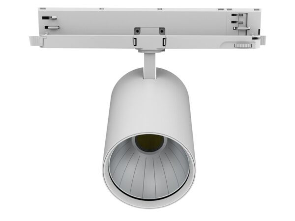Biały reflektor szynowy Trackspot P 3PH DALI LED 3000 K