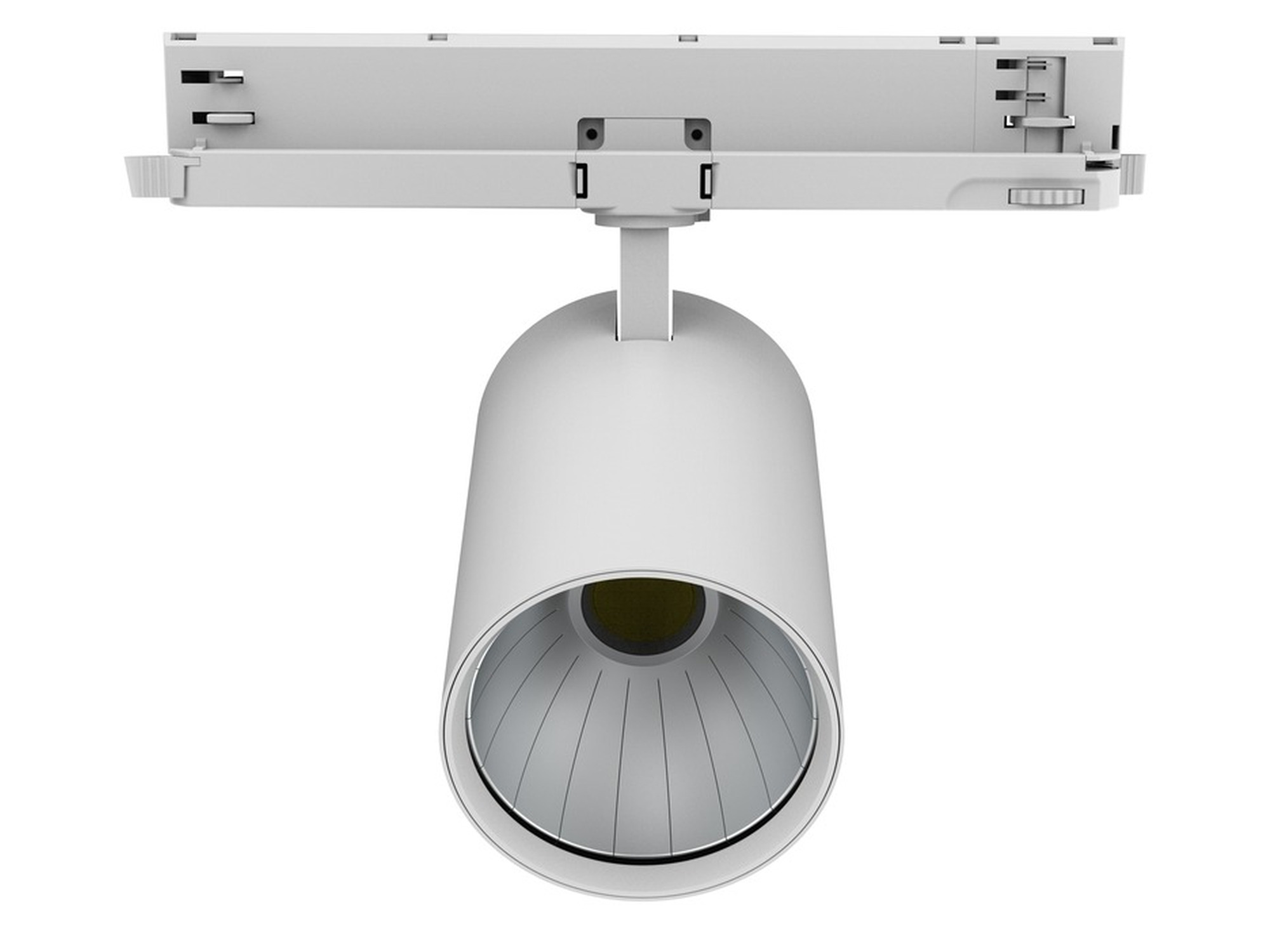 Biały reflektor szynowy Trackspot P 3PH DALI LED 3000 K