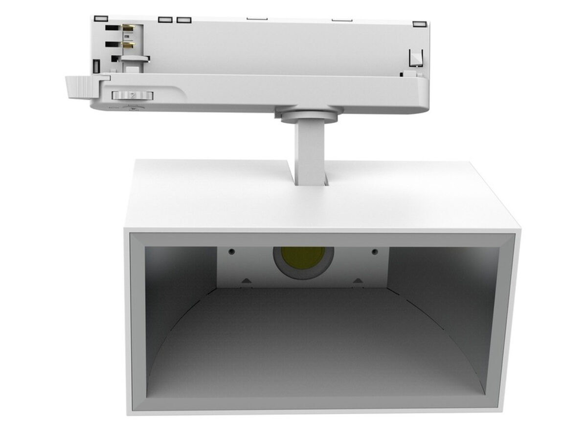 Reflektor szynowy 3-fazowy Trackspot P Sq LED 12 W 8,8 cm