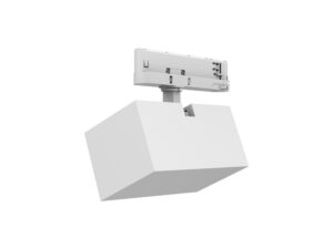 Miniaturka 1 - Reflektor Trackspot P Sq biały, tylna część kwadratowej obudowy