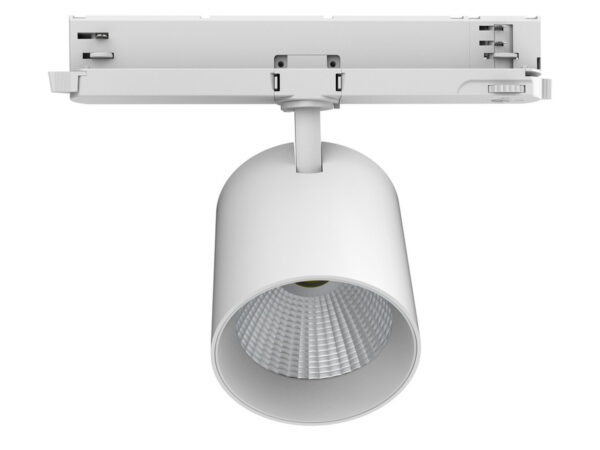 Biały reflektor Trackspot V 3PH DALI LED 4000 K do szyny trójfazowej