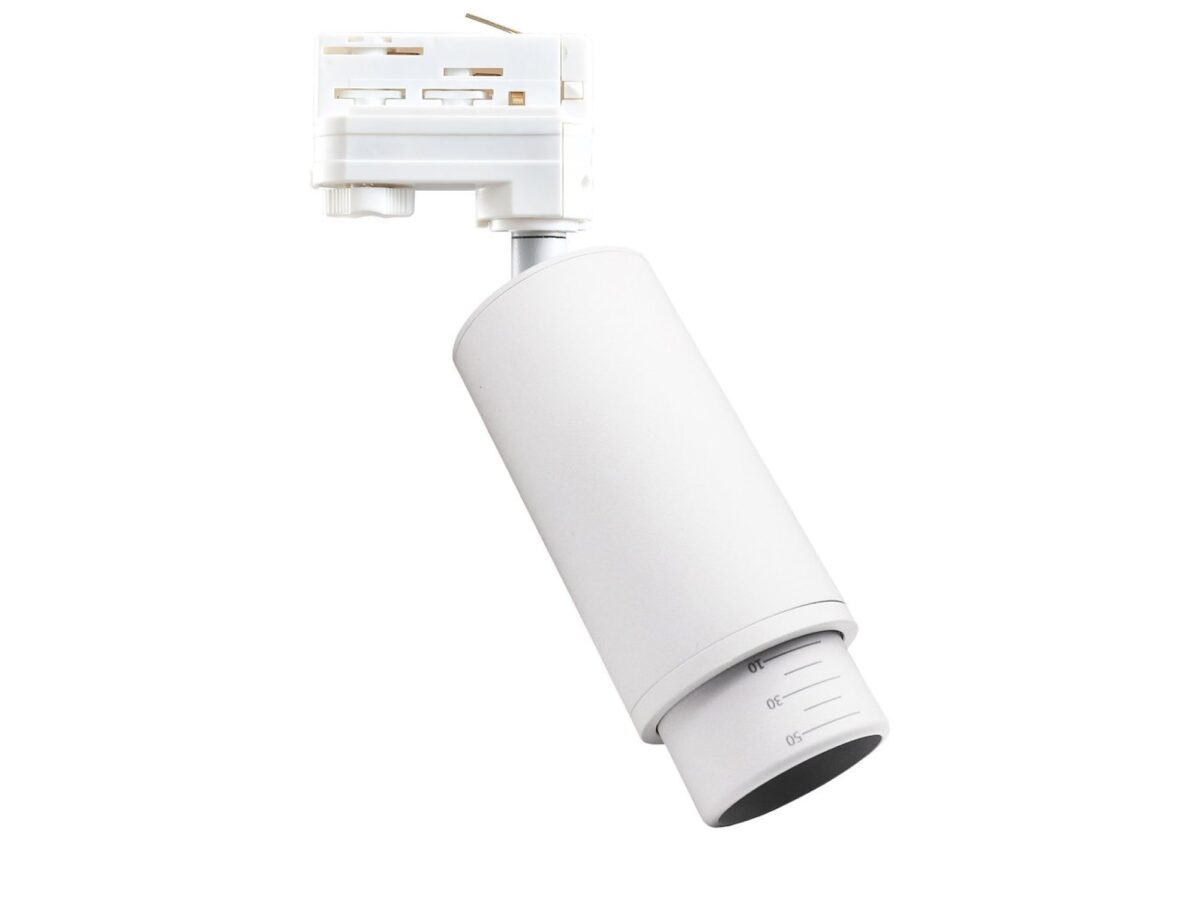 Reflektor szynowy GU10 Zoom 3-fazowy 230 V