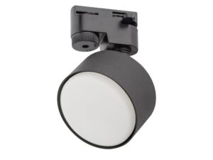 Miniaturka 2 - Reflektor szynowy Tracer Avia czarny z oprawką GX53 na białym tle