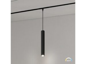 Miniaturka 2 - Świecąca czarna wisząca tuba LED 7 W zawieszona na szynie magnetycznej