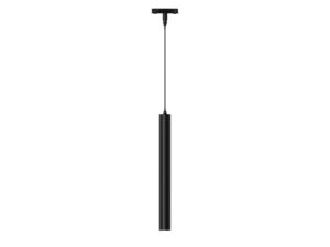 Miniaturka 8 - Czarny wiszący reflektor tubowy magnetyczny LED 7 W z przewodem i adapterem, białe tło