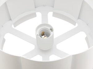 Miniaturka 5 - Biała lampa szynowa wisząca – detal obudowy