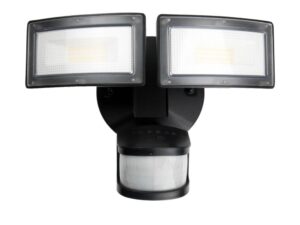 Miniaturka 1 - Reflektor zewnętrzny LED DUO 6556-PIR z czujnikiem ruchu – widok z boku