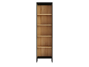 Miniaturka 2 - Regał loftowy Kongaro 60 cm dąb i czarny – zdjęcie 3