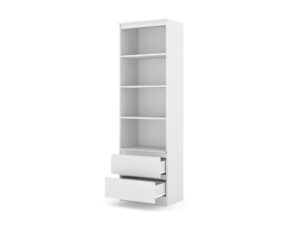 Miniaturka 2 - Regał otwarty z 2 szufladami Malvero 60 cm biały mat – zdjęcie 3